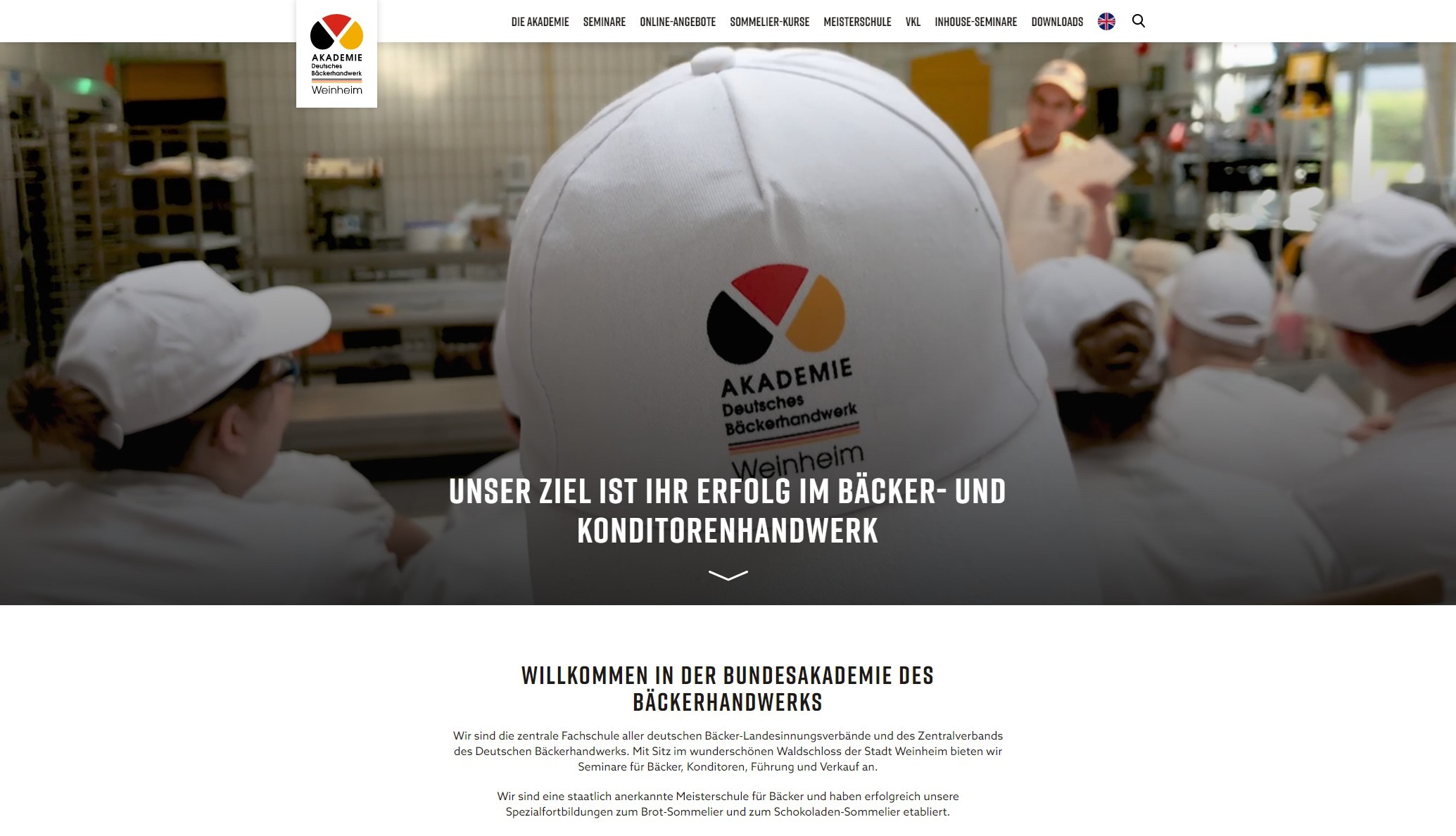 Bundesakademie Weinheim launcht neue Website