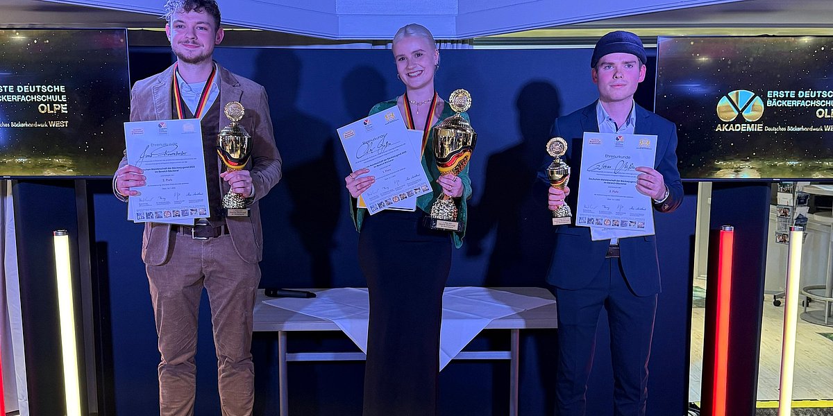 Talente der Zukunft: Niklas Preuß und Lilly Jahn gewinnen die Deutsche Meisterschaft der Bäckerjugend