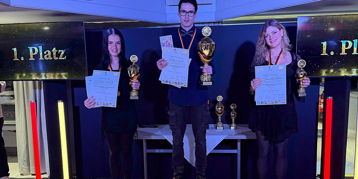Talente der Zukunft: Niklas Preuß und Lilly Jahn gewinnen die Deutsche Meisterschaft der Bäckerjugend