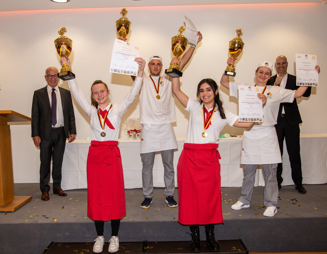 Großartige Leistungen bei der Deutschen Meisterschaft der Bäckerjugend in Weinheim