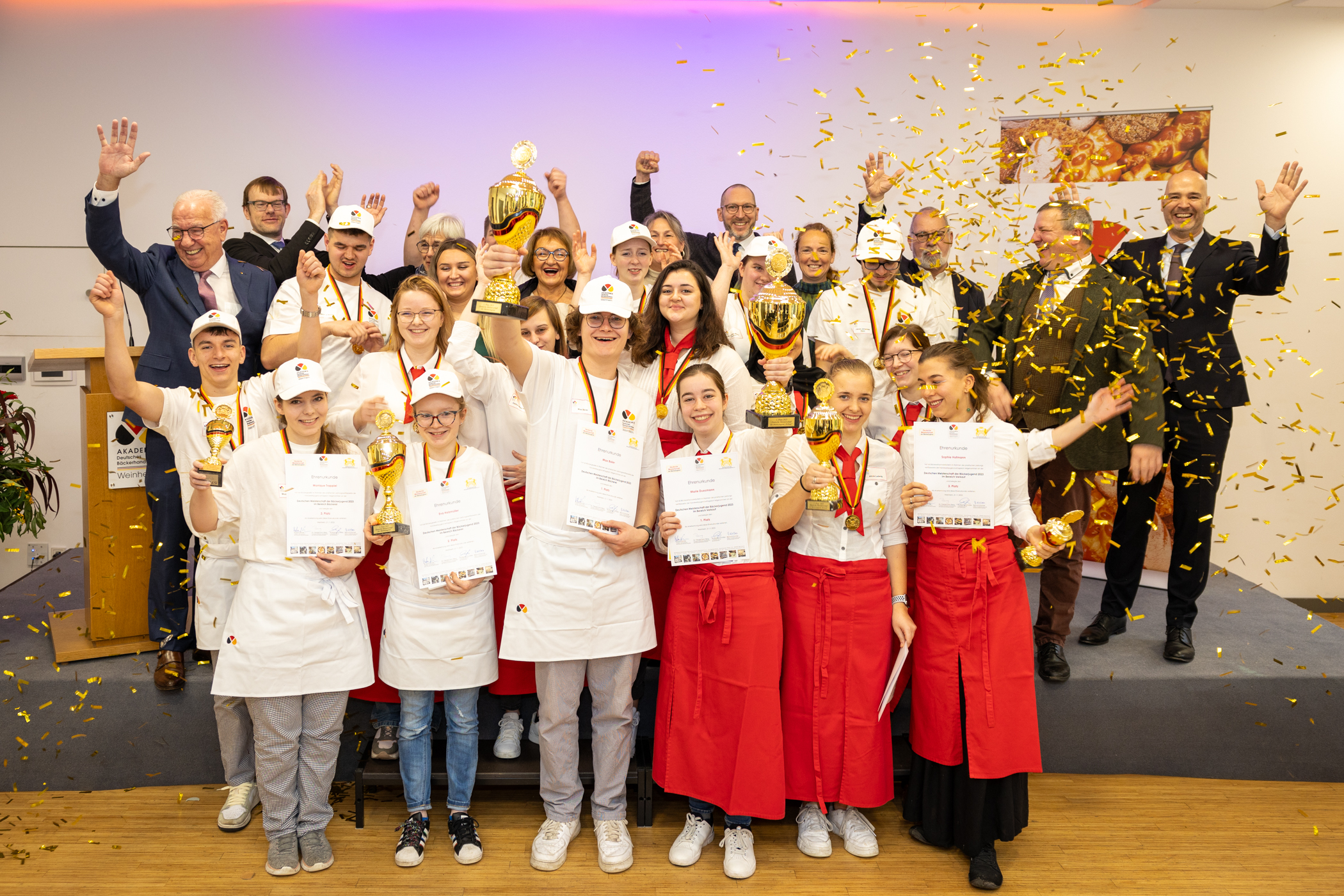 Deutsche Meisterschaft der Bäckerjugend in Weinheim: Wimpernschlagfinale bei den Jahrgangsbesten