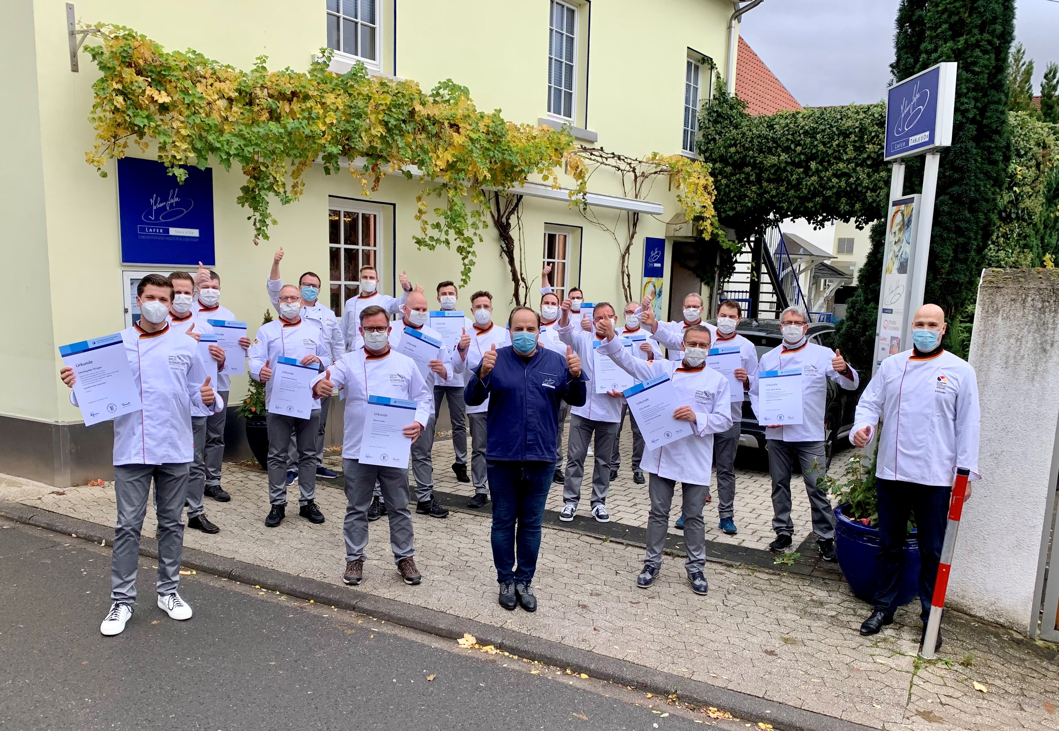 18 geprüfte Brot-Sommeliers in Weinheim